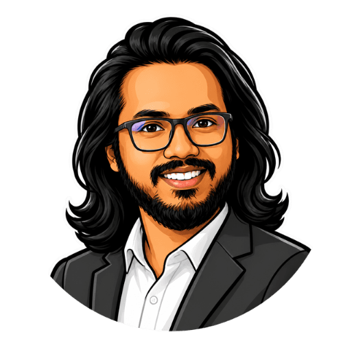 Rizwanul Islam (Afraim) - Systems Architect Illustrated Portrait Brand Logo