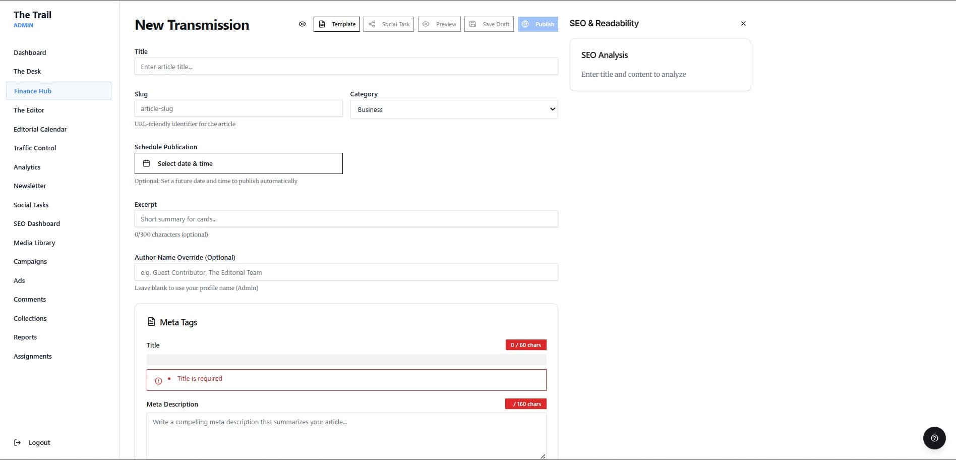 The Trailheadline screenshot 2