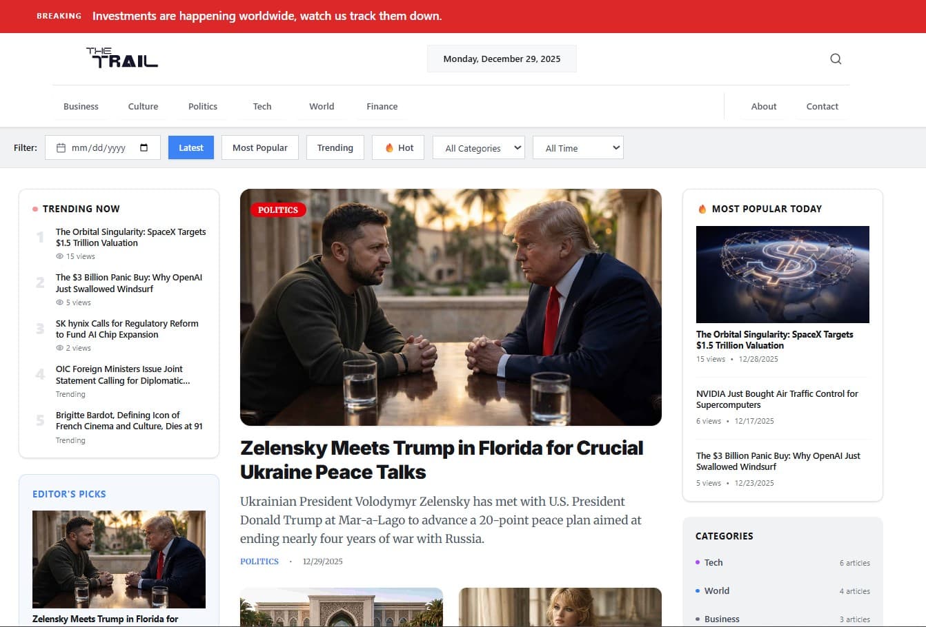 The Trailheadline screenshot 1